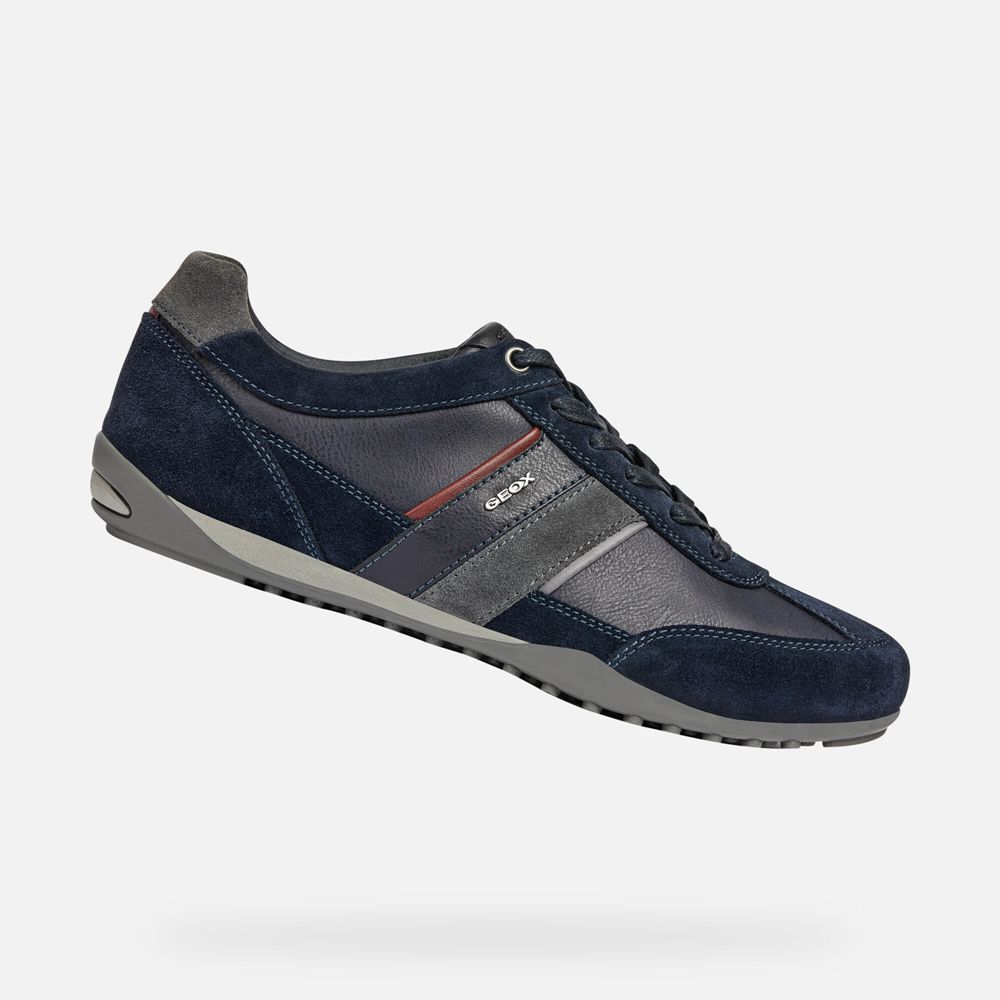 Tenis Geox Homem Azul Marinho - Wells - IQCAF0345